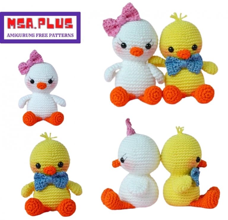 Little Easter Chicks Amigurumi Free Crochet Pattern